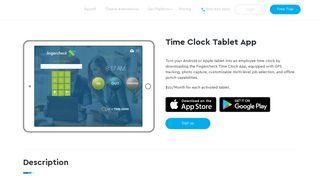 Employee Time Clock Tablet App | Fingercheck