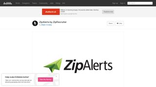 ZipAlerts by ZipRecruiter by Blake Crosley | Dribbble | Dribbble