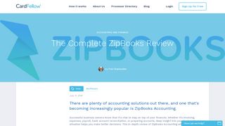 The Complete ZipBooks Review - CardFellow