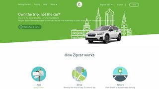 Car Sharing: An Alternative to Car Rental with Zipcar