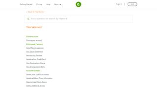 Your Account – Zipcar