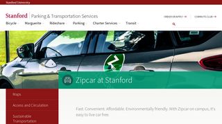 Zipcar at Stanford | Stanford Parking & Transportation Services