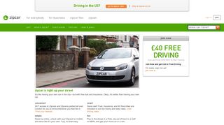 Zipcar - join today for £40 credit | Zipcar UK