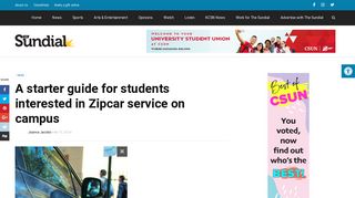 A starter guide for students interested in Zipcar service on campus ...