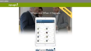 zipForm Mobile Web Edition - zipLogix