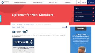 zipForm® for Non-Members - California Association of Realtors