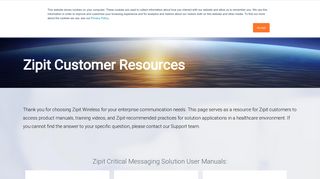 User Guides - Zipit Wireless