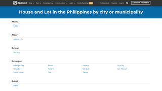 House and Lot in the Philippines by city or municipality - ZipMatch