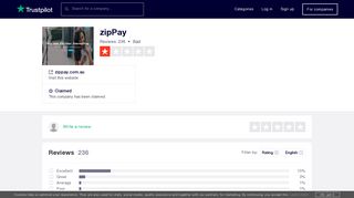 zipPay Reviews | Read Customer Service Reviews of zippay.com.au
