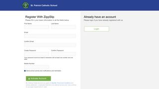 St. Patrick Catholic School - My ZippSlip