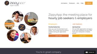 ZippyApp: The common employment application accepted at a ...