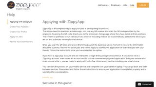 Help | ZippyApp