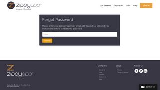 Forgot Password | ZippyApp