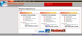ZippyMail fast affordable email and Internet Access