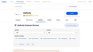 Working as a Realtor at ZipRealty: Employee Reviews | Indeed.com