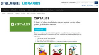 Ziptales - Sutherland Shire Council Libraries