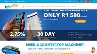 Card machine for business | ZipZap mobile payments