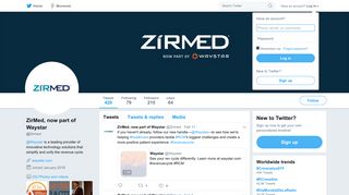 ZirMed, now known as Waystar (@zirmed) | Twitter