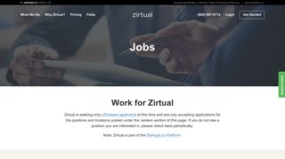 Jobs and Careers | Zirtual