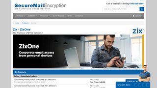 Zix - ZixOne | SecureMailEncryption.com