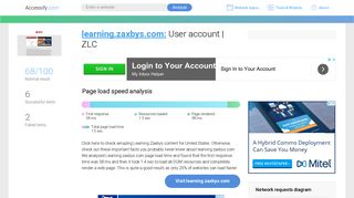 Access learning.zaxbys.com. User account | ZLC