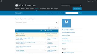 [ZM Ajax Login & Register] Support | WordPress.org