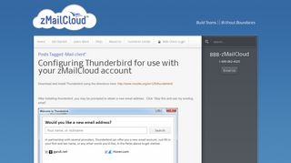 Mail client | Zimbra as a Service - zMailCloud