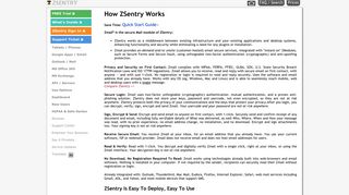 How Zmail Works - ZSentry
