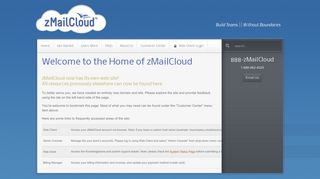Welcome to the Home of zMailCloud | Zimbra as a Service - zMailCloud