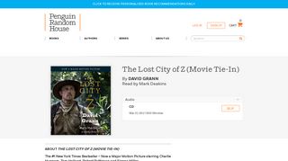 The Lost City of Z (Movie Tie-In) by David Grann ...