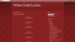 Zales Zvision Login | White Gold Locket