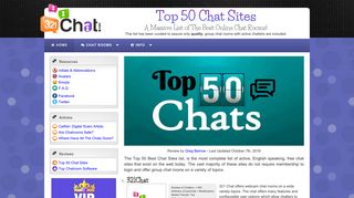 Best 50 Chat Sites (Ranked by Quality & Popularity) - 321Chat