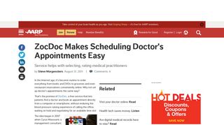 Schedule Your Doctor Appointment With ZocDoc Online Calendar ...