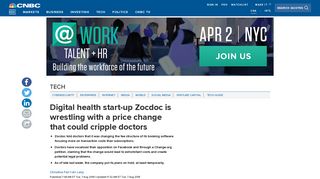 Zocdoc's price change has doctors concerned - CNBC.com