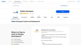 Zodiac Aerospace Careers and Employment | Indeed.com