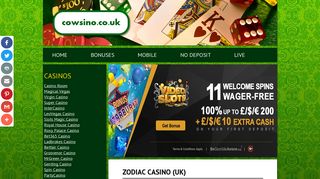 Zodiac Casino (UK) - Best Online Casinos in the UK