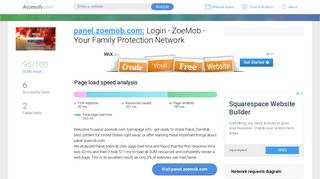 Access panel.zoemob.com. Login - ZoeMob - Your Family Protection ...