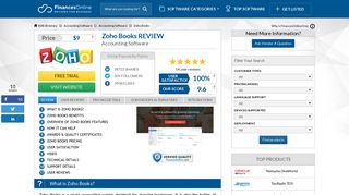 Zoho Books Reviews: Overview, Pricing and Features