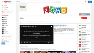 Zoho - YouTube