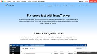 Issue Tracking Software | Zoho Projects