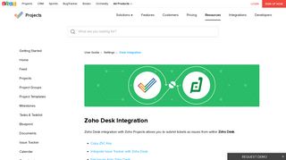Zoho Support BugTracker Integration - Zoho Projects