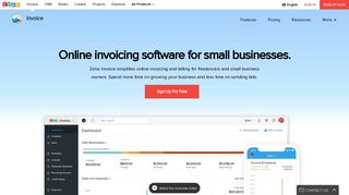 Invoice Software - Online Invoicing for Small Businesses | Zoho Invoice