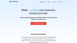 Zoho Developer | Create apps on Zoho's developer platform