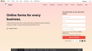 Online form builder | Create web forms for free - Zoho Forms