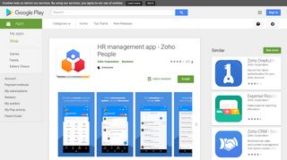 HR management app - Zoho People - Apps on Google Play