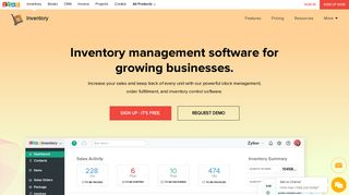 Inventory Management | Online Inventory Software – Zoho Inventory
