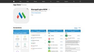 ManageEngine MDM on the App Store - iTunes - Apple