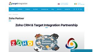 Zoho Partner in India (Gurgaon, Mumbai, Delhi) - Target Integration