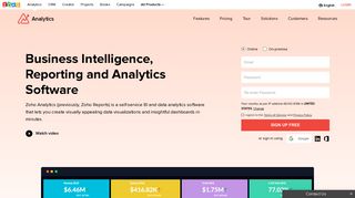 BI & Analytics Software | Online Reporting Tool – Zoho Analytics