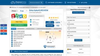 Zoho SalesIQ Reviews: Overview, Pricing, and Features